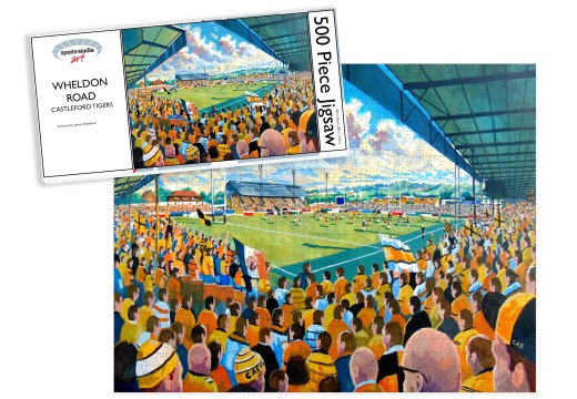 Wheldon Road Stadium Fine Art Jigsaw Puzzle - Castleford Tigers Rugby League Wheldon Road Stadium Fine Art Jigsaw Puzzle - Castleford Tigers Rugby League